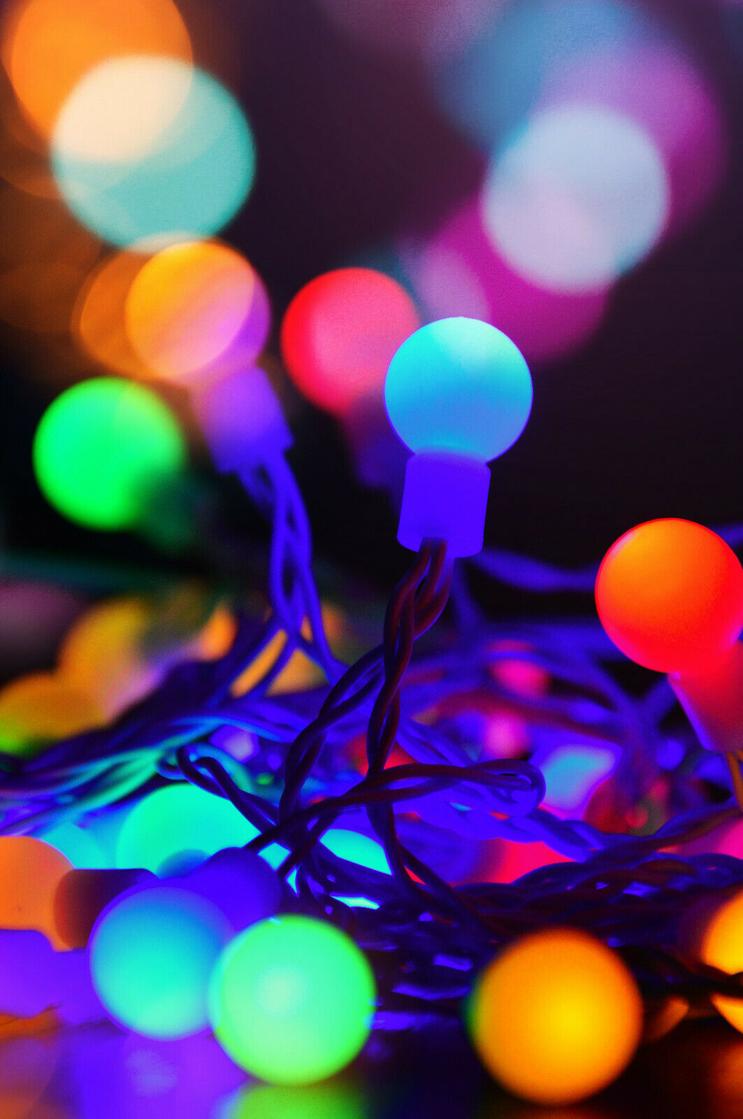 LED Lichterkette Ball Innen mit Farbwechsler