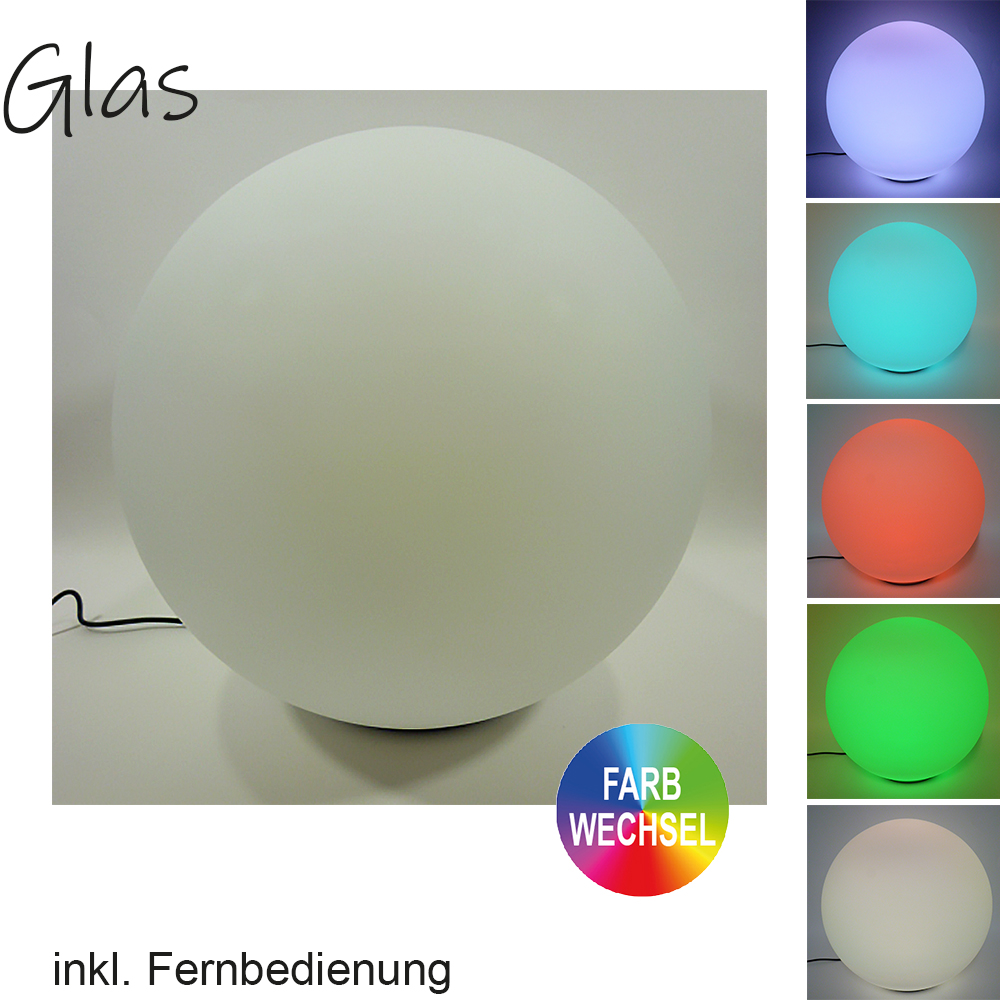LED Kugelleuchte RAINBOW farbwechselnd mit Fernbedienung