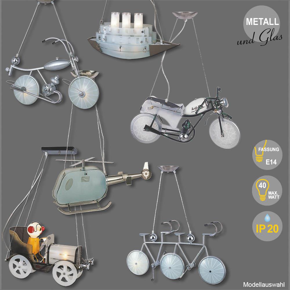 Designer-Decken-Pendelleuchte MOTORRAD Dekorations-Hängelampe 