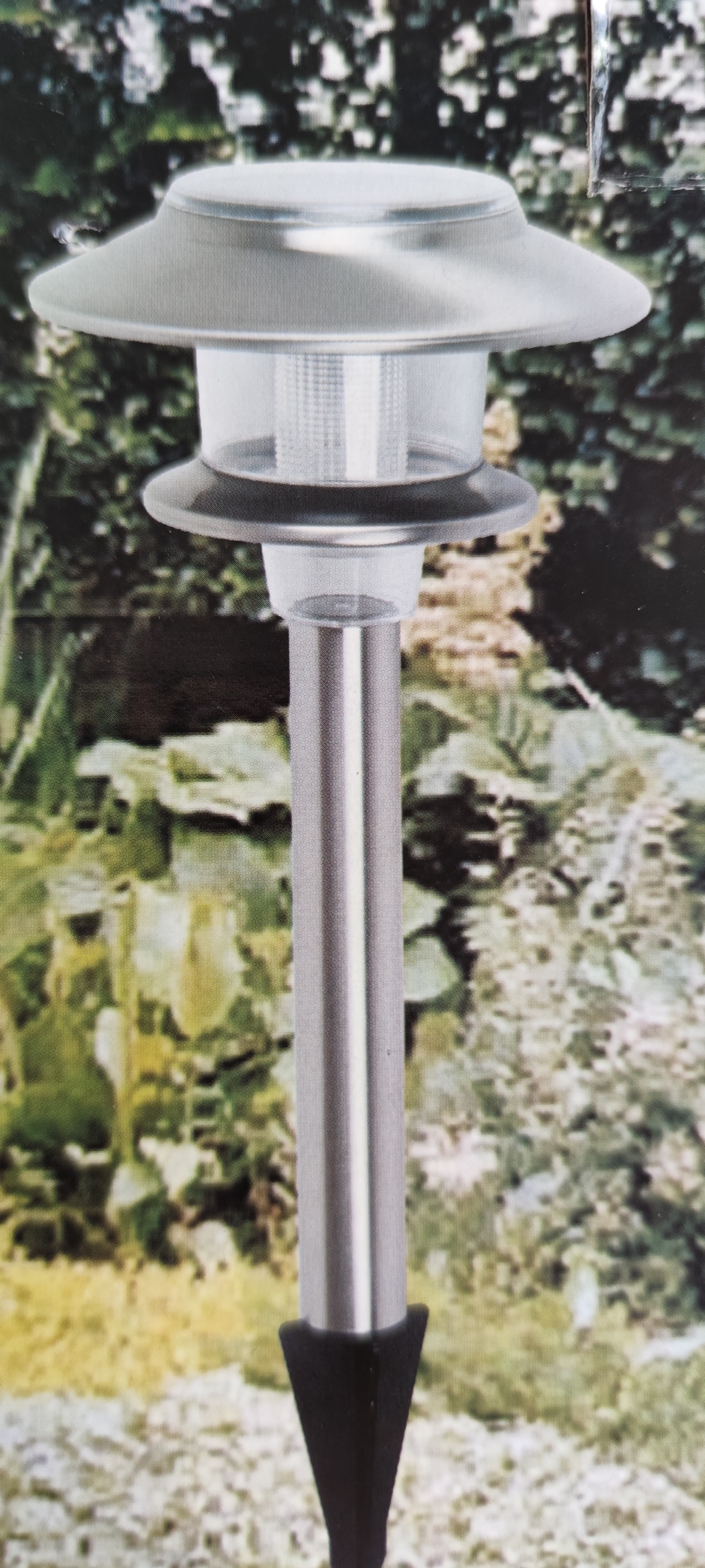 Außensolarleuchte Modell 18 Solarspieß