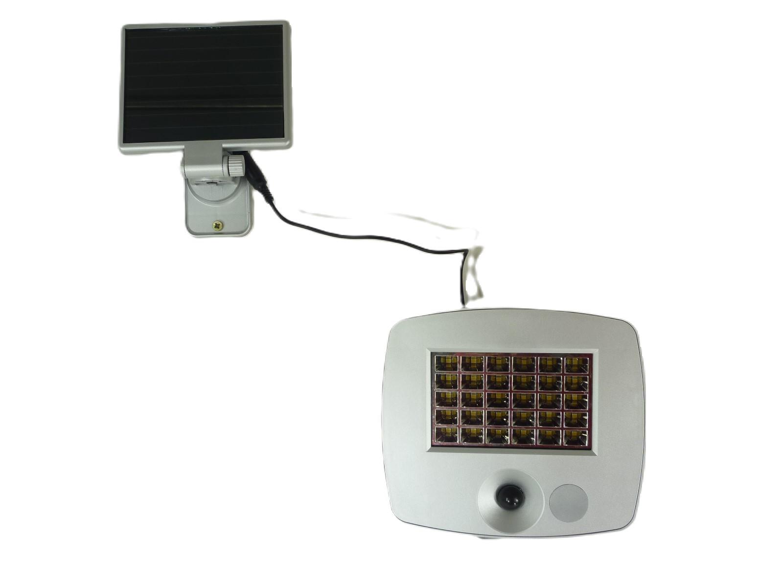 Solarwandleuchte Raven mit Sensor 30 LED Hausbeleuchtung