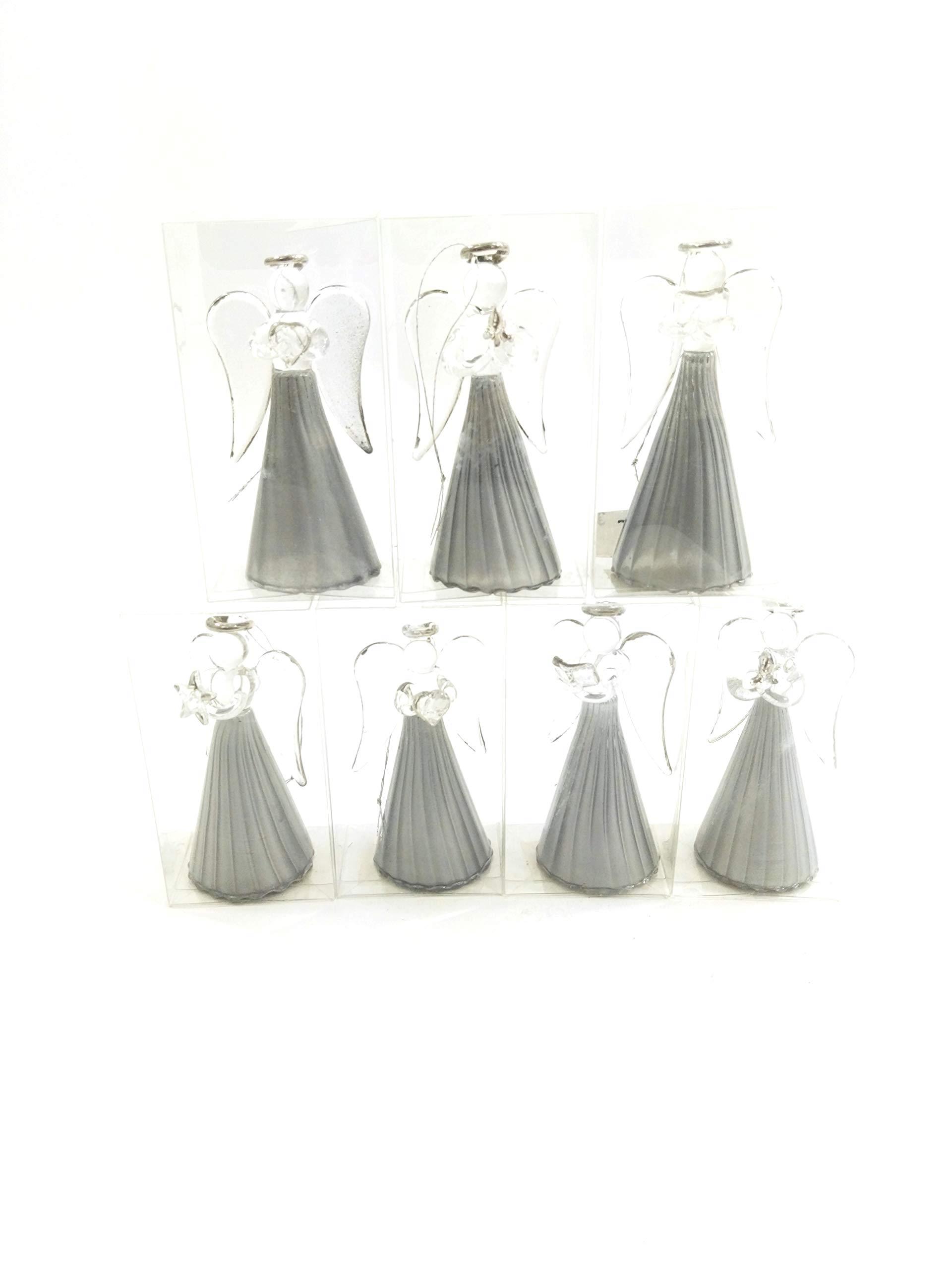 Glasengel zum Hängen 7 Stück Weihnachtsdeko