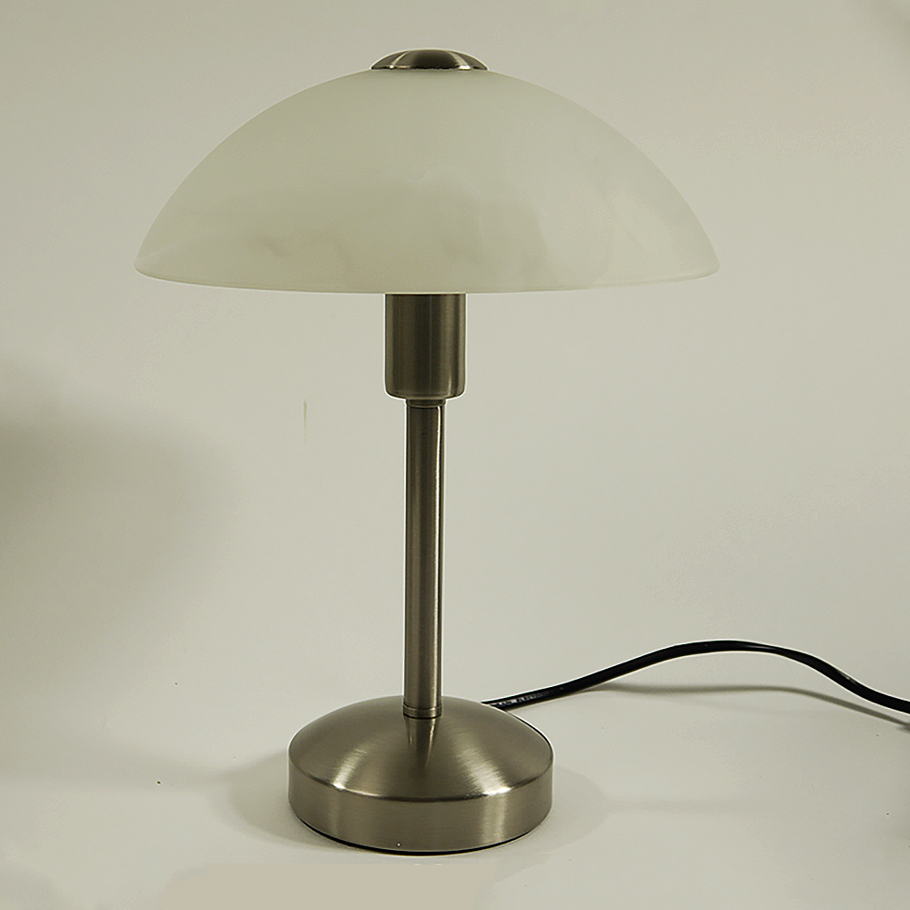 Glas-Tischleuchte MISCHA Wohnzimmer- Nachttisch- oder Fensterbank-Lampe