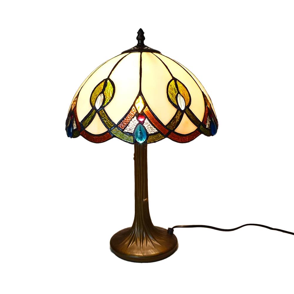 Tischleuchte Tiffany-Stil CHANTAL Wohnzimmerlampe