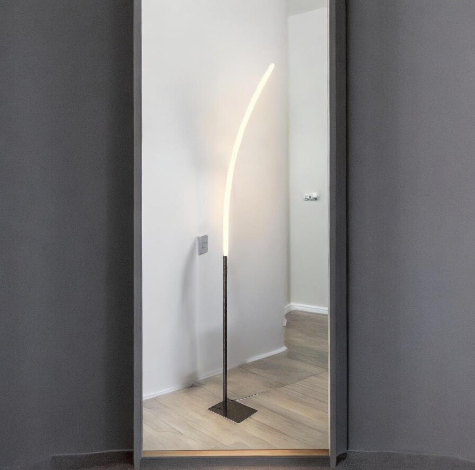 LED Stehleuchte Elina Bogen-Standlampe