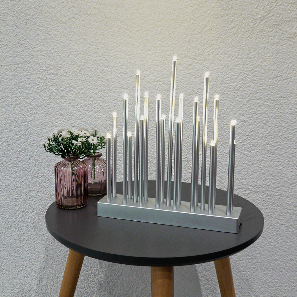 LED Stimmungsleuchte 19 flammig batteriebetrieben