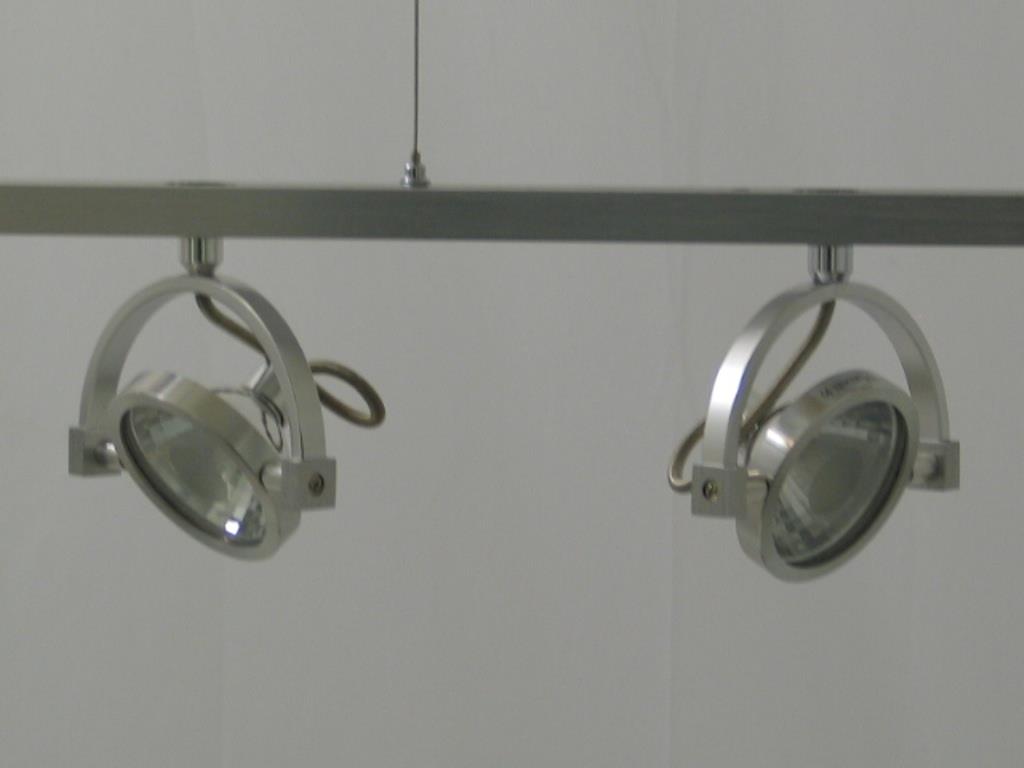 Halogen-Deckenleuchte Riva 5-flammig Aluminium Pendellampe Hängeleuchte