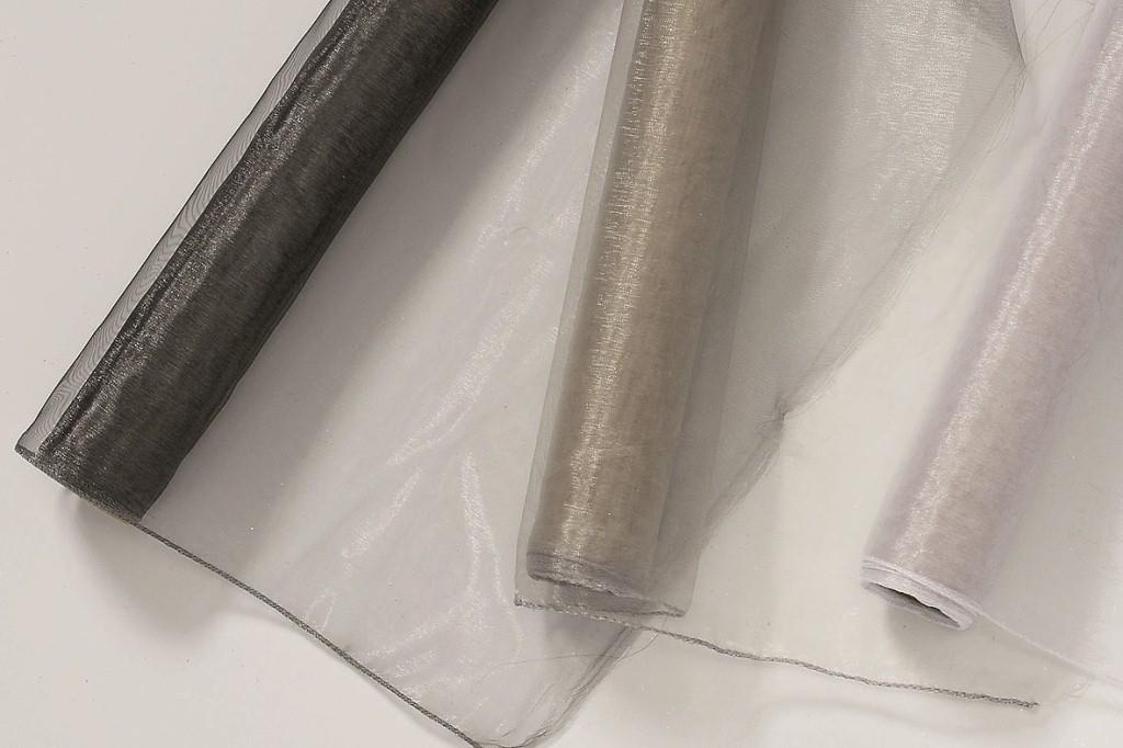 3 x Dekostoff Organza farblich sortiert im Set
