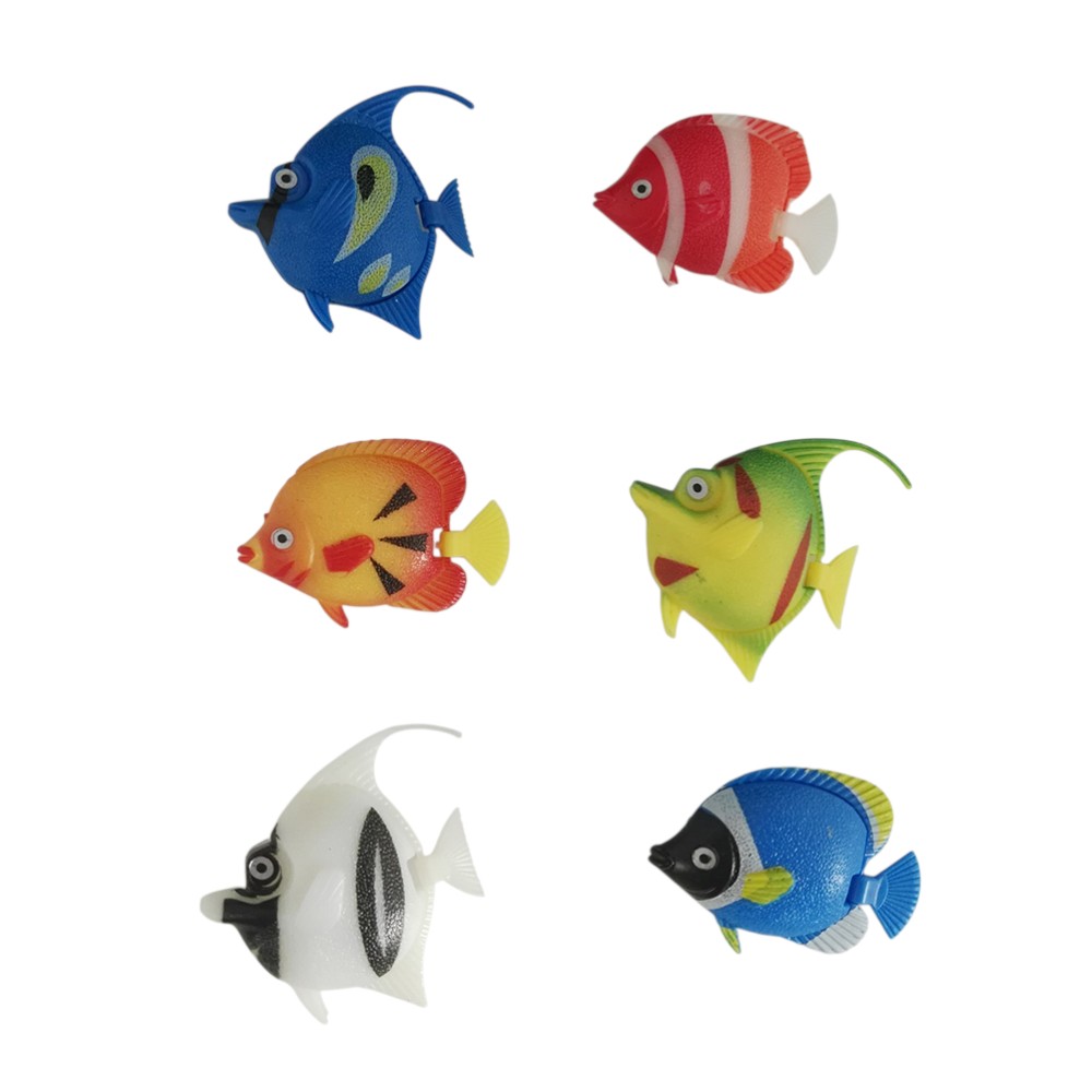 Wassersäulenzubehör Fisch-Set Bunte Fische