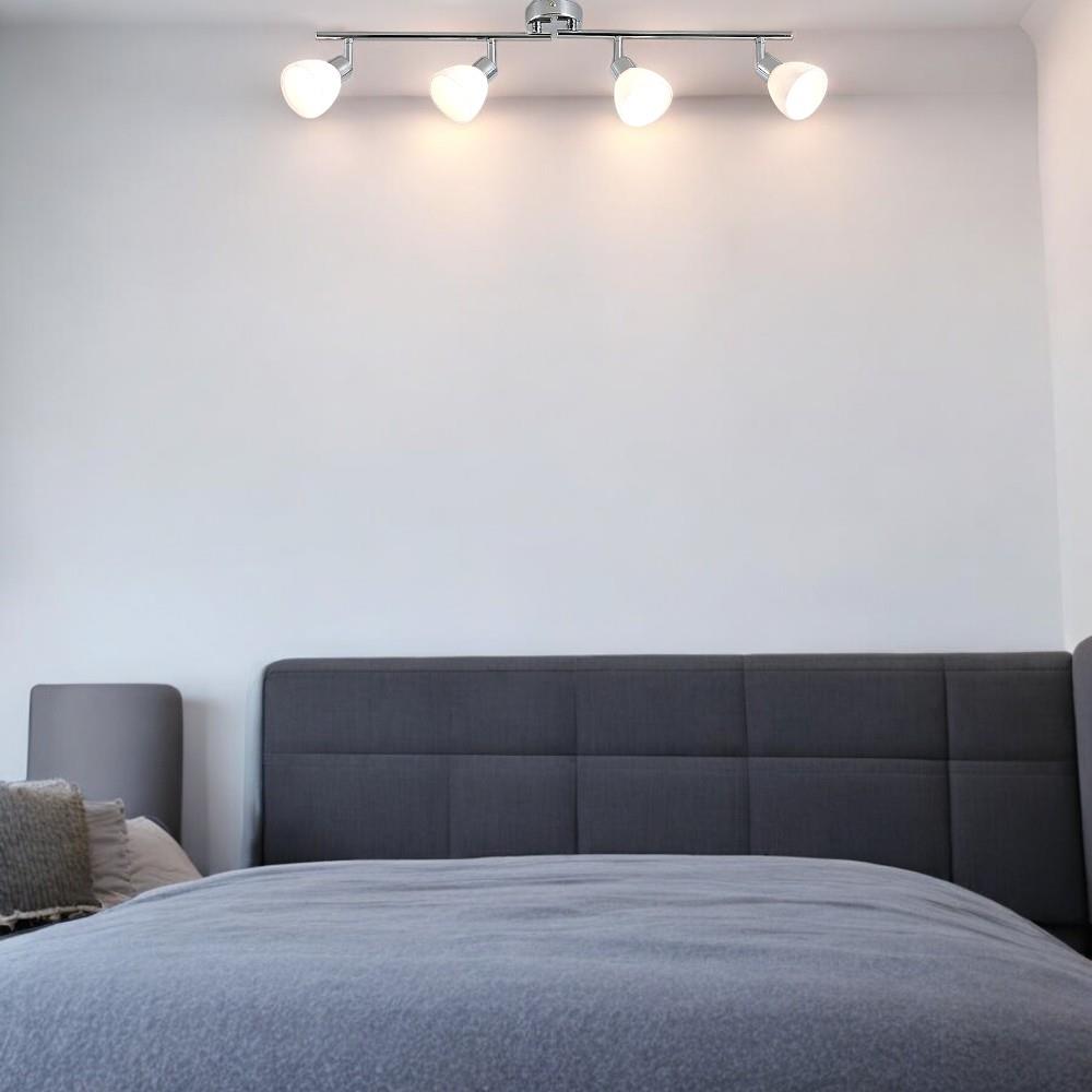 Moderne Eco Halogen Strahler TINA 4-flammig Spot Deckenleuchte