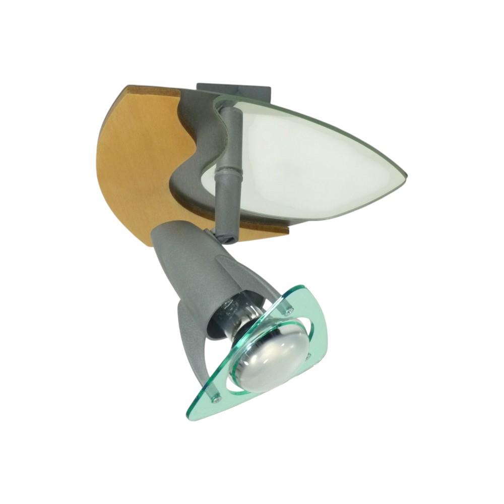Dreh- und schwenkbarer Strahler "AS" light 1 Buche