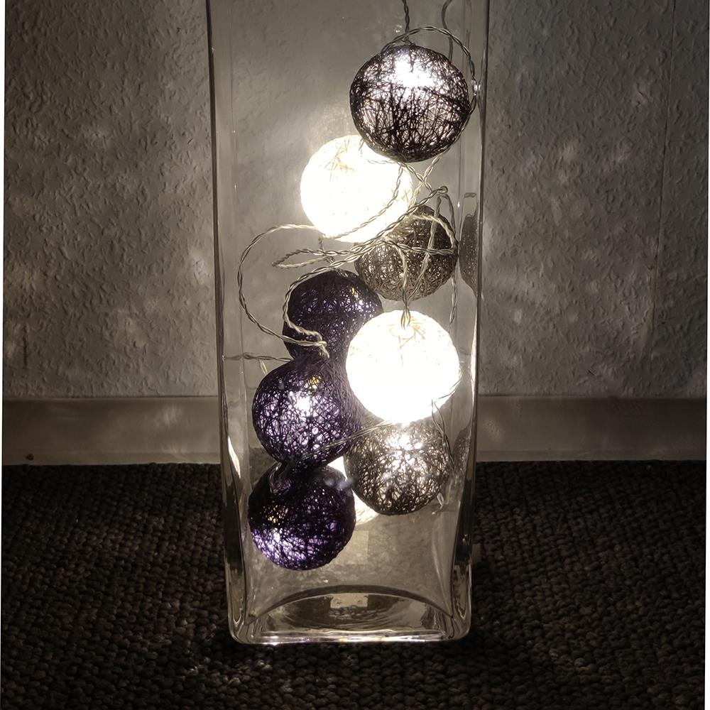 LED Lichterkette BALL 10-flammig für Innen Dekoleuchte