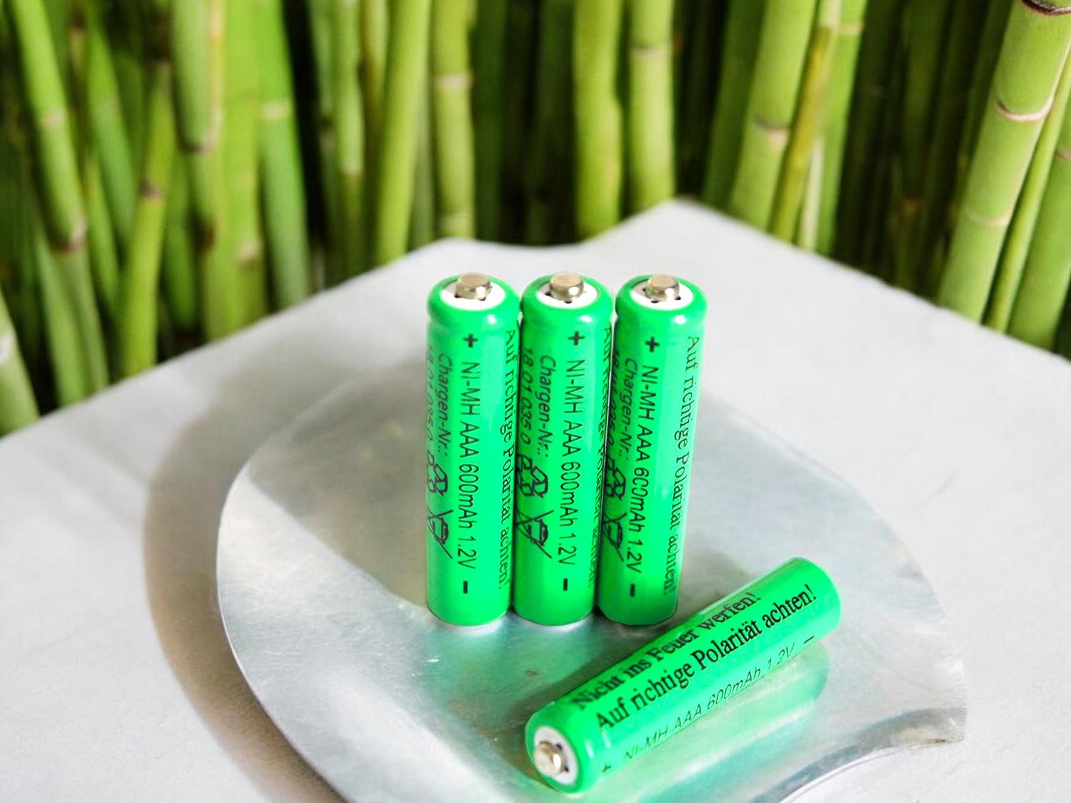 Solar-Akku wiederaufladbare Batterien 600mAh NiMH AAA 