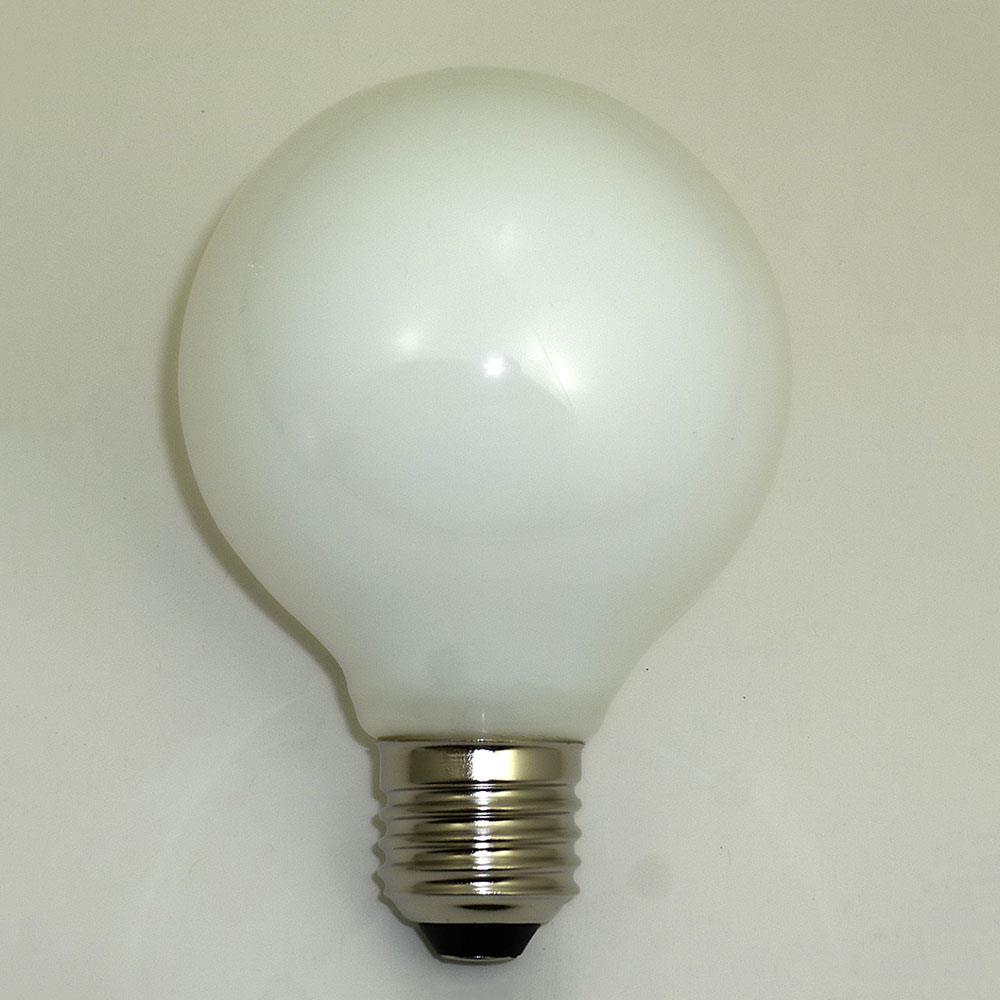 2 x LED Leuchtmittel E27 6Watt  G80 matt 