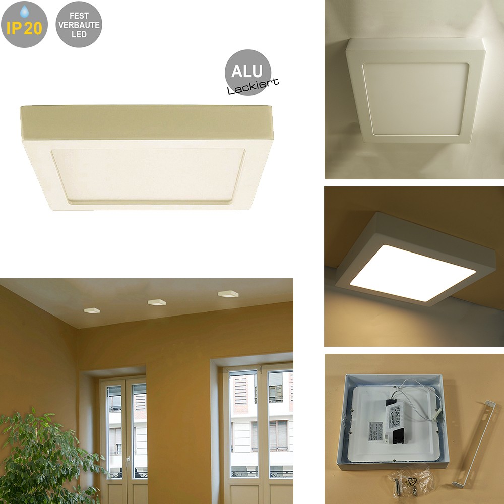 LED Decken-Leuchte Belina 17x17cm Wandleuchte