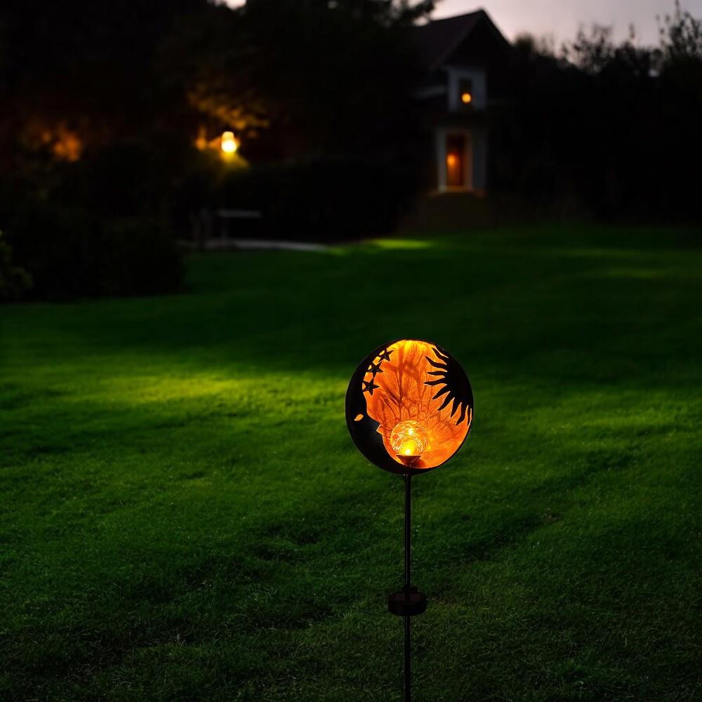 LED-Solar-Gartenstecker GALAXIE Deko-Wege-Leuchte