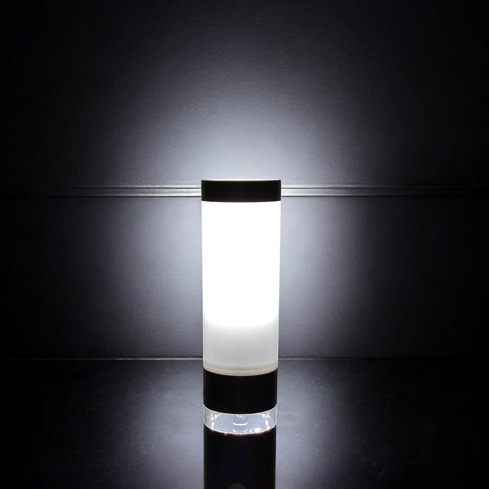 Sockel-Außenleuchte Lisa III Schwarz mit Sensor Wegeleuchte