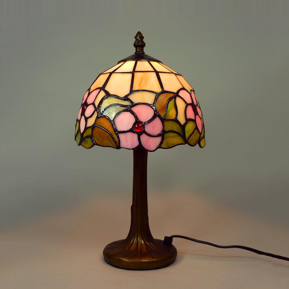 Tiffany-Stil Tischleuchte Carolin Dekorations-Stimmungs-Lampe