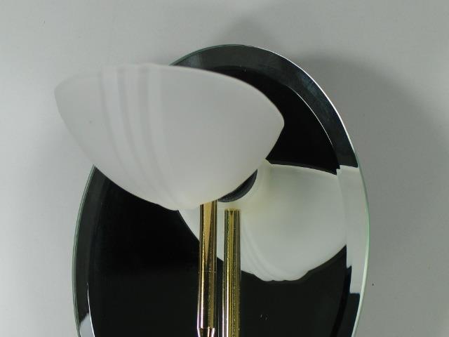 Spiegel-Wandleuchte Modell Oval Wandlampe